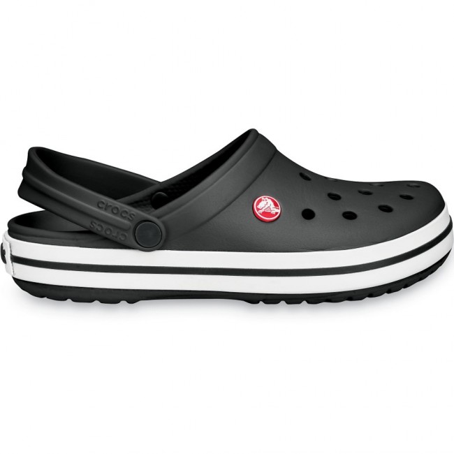 Crocs Crocband Clogs Unisex Black, White