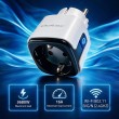 Qoltec 52710 Smart Wi-Fi Socket 16A | Timer | Energy meter | Tuya | Smart Life | Amazon Alexa | Google assistant