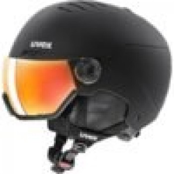 UVEX Wanted Visor Ski Helmet Black 58 61 cm (L)