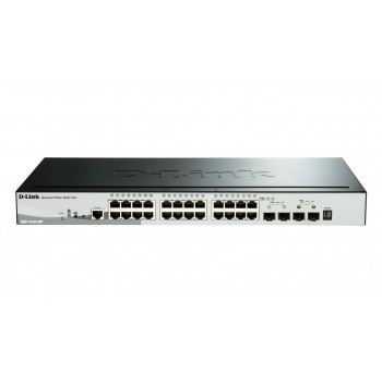 D-Link | Switch | DGS-1510-28P | Web Management | Rack mountable | 1 Gbps (RJ-45) ports quantity 24 | SFP ports quantity 2 | SFP+ ports quantity 2 | PoE/Poe+ ports quantity 24 | Power supply type Single | 24 month(s)