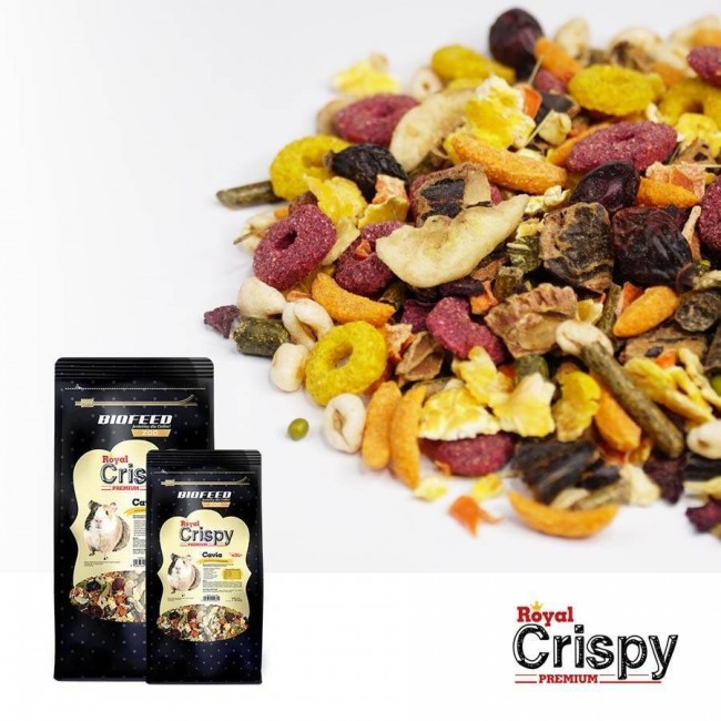 BIOFEED Royal Crispy Premium Cavia - food for guinea pigs - 2kg BIOFEED Royal Crispy Premium Cavia - food for guinea pigs - 2kg