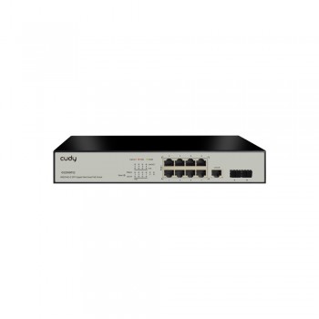 Cudy GS2008PS2 network switch Managed L2 Gigabit Ethernet (10/100/1000) Power over Ethernet (PoE) Black