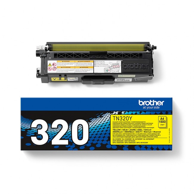 Brother TN-320Y toner cartridge 1 pc(s) Original Yellow Brother TN-320Y toner cartridge 1 pc(s) Original Yellow
