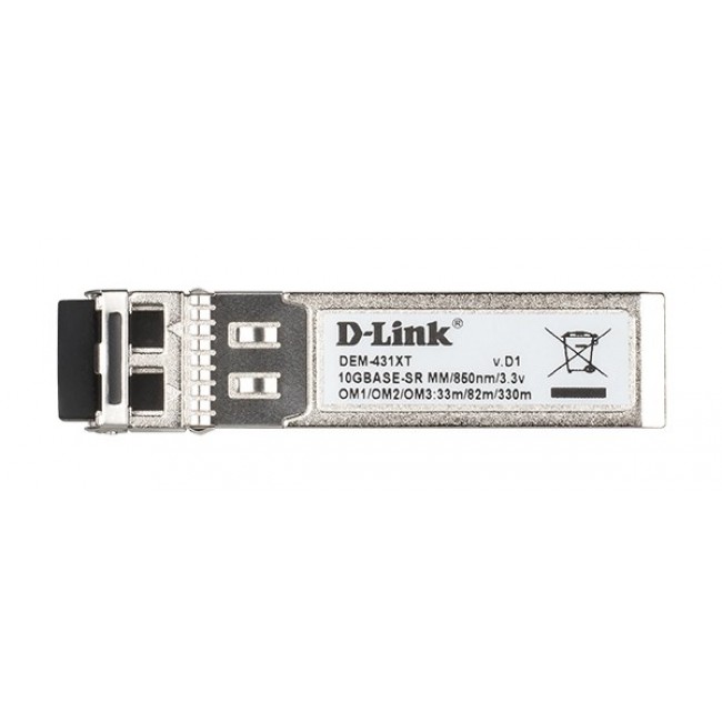 D-Link DEM-431XT network transceiver module Fiber optic 10000 Mbit/s SFP+ 850 nm