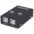 Manhattan USB-A Automatic Sharing Switch, 2x USB-B Ports, 480 Mbps (USB 2.0), Dual Control (Auto-Sensing or Manual), Bus Powered, Hi-Speed USB, inc 1x 1.5m USB-A to USB-B cable, Black, Three Year Warranty