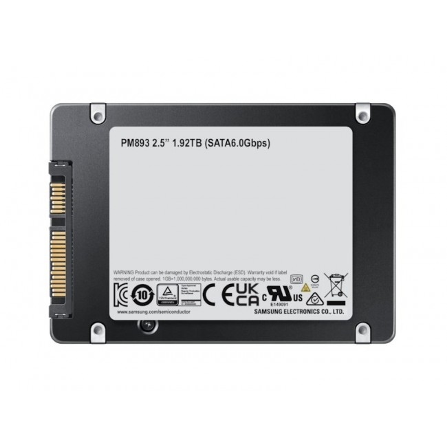 Samsung PM893 1.92 TB 2.5 Samsung PM893 1.92 TB 2.5