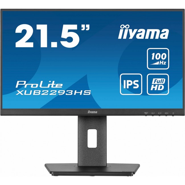 iiyama ProLite 21.5 IPS 3-side borderless monitor with height-adjustable stand for multi-monitor set-ups iiyama ProLite 21.5 IPS 3-side borderless monitor with height-adjustable stand for multi-monitor set-ups