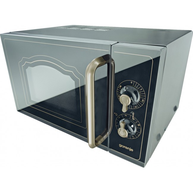 Gorenje Microwave oven with grill MO4250CLB Free standing, 20 L, Grill, Mechanic, 700 W, Black, Defrost function Gorenje Microwave oven with grill MO4250CLB Free standing, 20 L, Grill, Mechanic, 700 W, Black, Defrost function