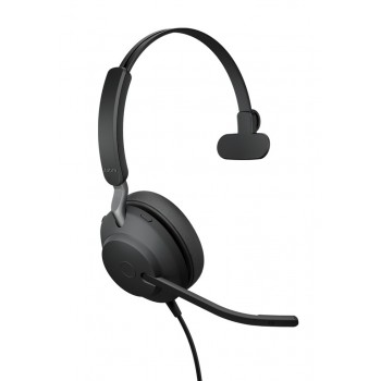Jabra Evolve2 40 SE Headset Wired Head-band Office/Call center USB Type-C / USB Type-A Black