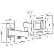 Blow TV mount 10-27'' Black Blow TV mount 10-27'' Black