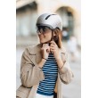 HJC CALIDO PLUS Silver Cycling Helmet, PEARL GREYISH SILVER, Size M