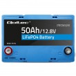 Qoltec LiFePO4 Lithium Iron Phosphate Battery | 12.8V | 50Ah | 640Wh| BMS