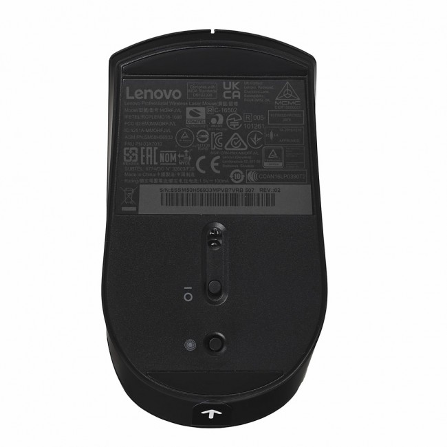 Lenovo 4X30H56886 mouse Office Ambidextrous RF Wireless Laser 1600 DPI