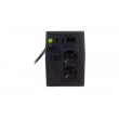 Digitus DN-170064-LCD uninterruptible power supply (UPS) Line-Interactive 0.8 kVA 480 W 2 AC outlet(s)