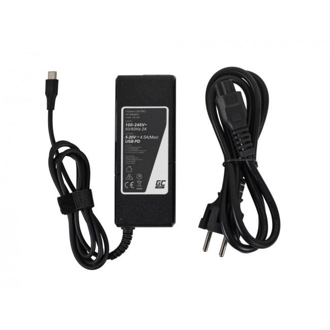 Green Cell AD139P power adapter/inverter Universal 90 W Black Green Cell AD139P power adapter/inverter Universal 90 W Black