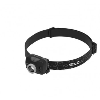 Solid 502205 flashlight Black Headband flashlight LED