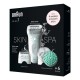 Braun Silk- pil 7 7-081 epilator 40 tweezers White