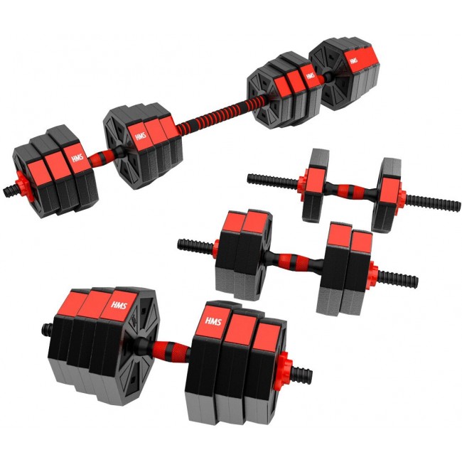 HMS SGC20 20kg composite barbell + barbell HMS SGC20 20kg composite barbell + barbell