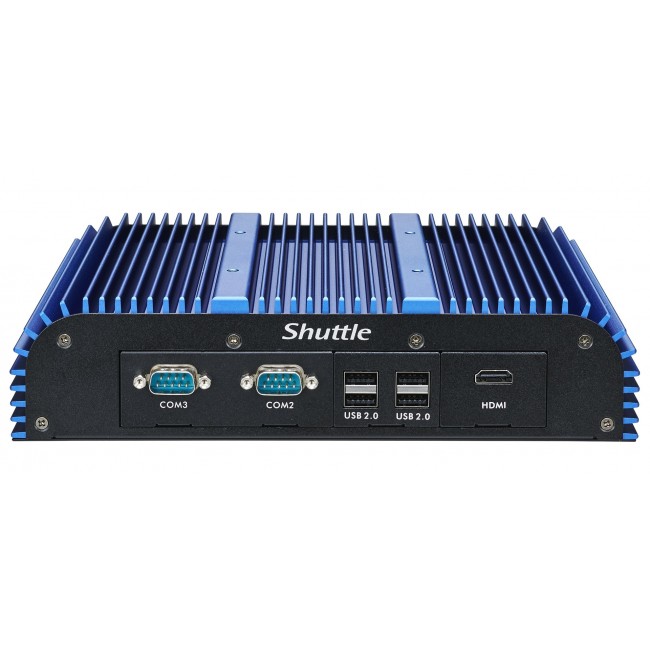 Shuttle BPCAL02-i7 industrial Box-PC, Core i7-1255U , 2x SO-DIMM, 2x LAN, 1x COM, 1xHDMI, 4x USB, fanless, 24/7 permanent operation