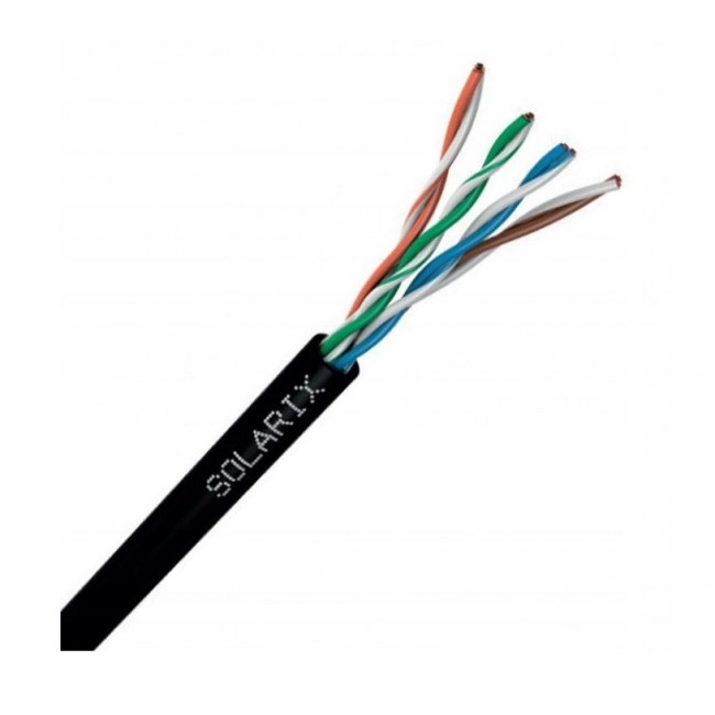 Solarix CAT5E UTP PE FC installation cable