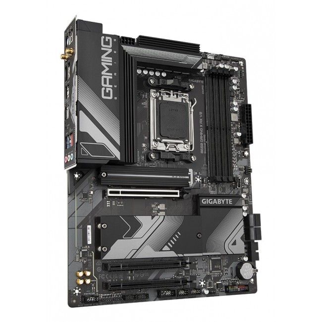 GIGABYTE B650 GAMING X AX V2 Motherboard - AMD Ryzen 9000 Series CPUs, 8+2+2 Phases VRM, up to 8000MHz DDR5 (OC), 1xPCIe 5.0 + 2xPCIe 4.0 M.2, 2.5GbE LAN, WIFI 6E, USB 3.2 Gen 2