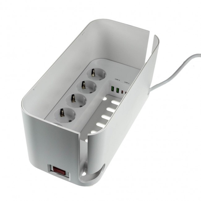 RealPower PowerBox 522 power extension 1.5 m 5 AC outlet(s) Indoor White