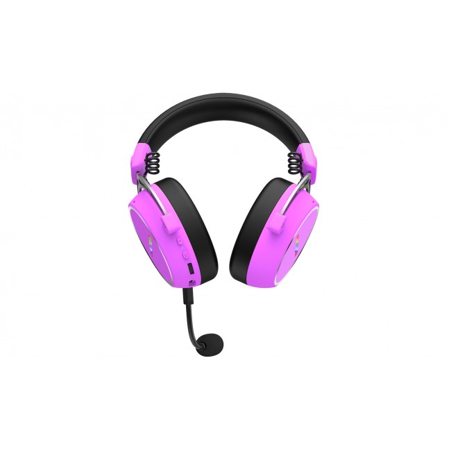HATOR Hypergang 3 Wireless Headset Head-band Gaming USB Type-C / USB Type-A Bluetooth Violet