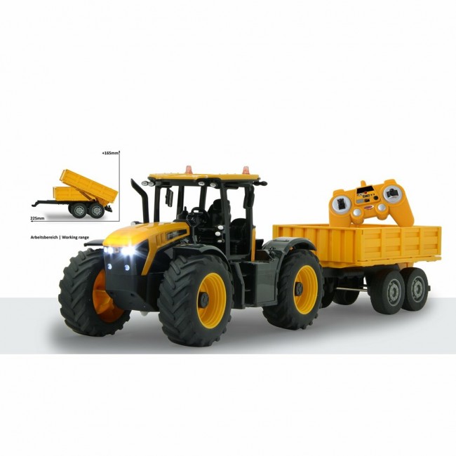 Jamara JCB Fastrac Traktor Radio-Controlled (RC) model Tractor Electric engine 1:24