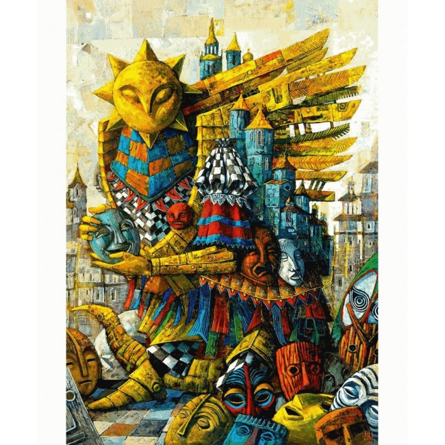 Puzzle Good Loot Imagination - Roch Urbaniak: Gezeleth, the Sun Jester 1000 pc(s) Puzzle Good Loot Imagination - Roch Urbaniak: Gezeleth, the Sun Jester 1000 pc(s)