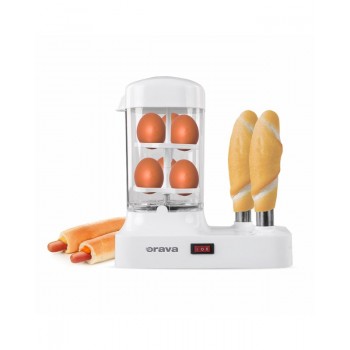 Orava HM-03 hotdog maker Hot dog toaster 250 W White