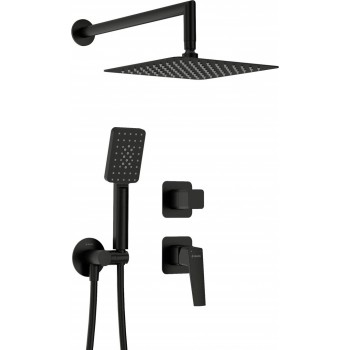 Concealed shower set
