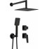 Concealed shower set