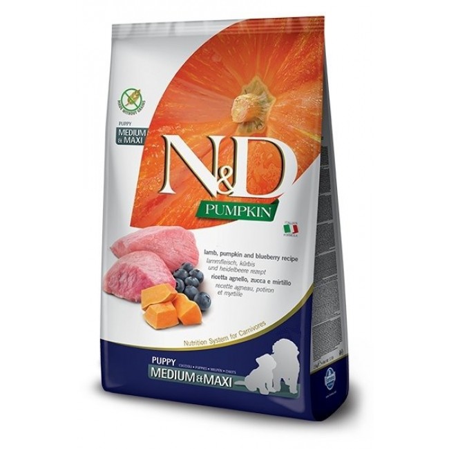Farmina Pet Food LAMB & BLUEBERRY PUPPY MEDIUM & MAXI Farmina Pet Food LAMB & BLUEBERRY PUPPY MEDIUM & MAXI