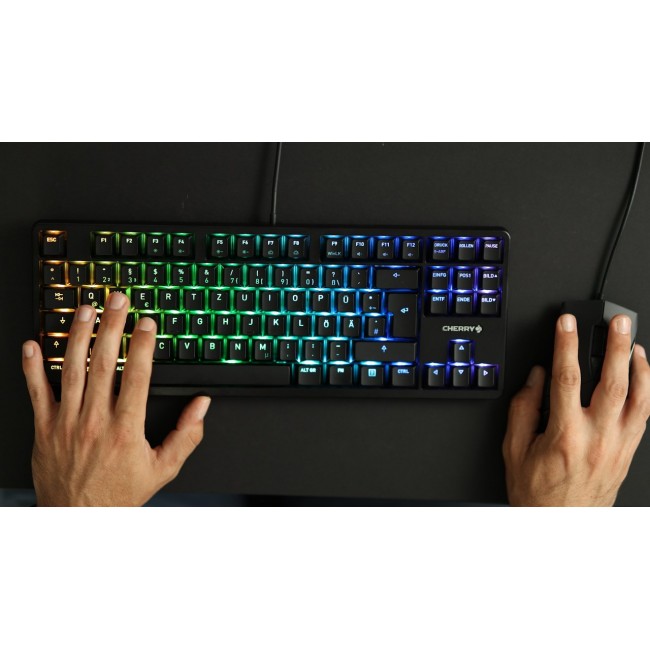 CHERRY G80-3000N RGB TKL keyboard Universal USB QWERTZ German Black CHERRY G80-3000N RGB TKL keyboard Universal USB QWERTZ German Black