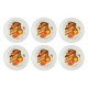 LA PORCELLANA BIANCA GOLOSERIE Set of 6 cake plates 17.5 cm LA PORCELLANA BIANCA GOLOSERIE Set of 6 cake plates 17.5 cm