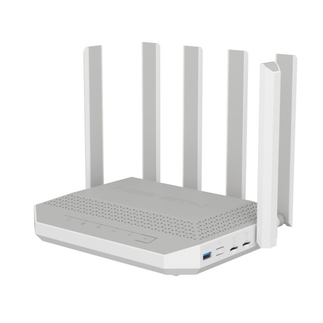 Keenetic Hero 5G (KN-4110) wireless router 2.5 Gigabit Ethernet Dual-band (2.4 GHz / 5 GHz) Grey, White