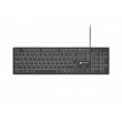 Natec Herring Glow US Keyboard with white backlight