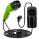 Qoltec Mobile EV Car Charger Adjustable 2in1 Type2 | SCHUKO | 3.5kW | 230V | LCD | Portable | Wallbox | 5m