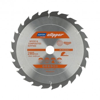 NORTON PI A TARCZOWA 280mm x 30mm x 24z DREWNO I KOMPOZYTY ATB (3,2 / 2,2)
