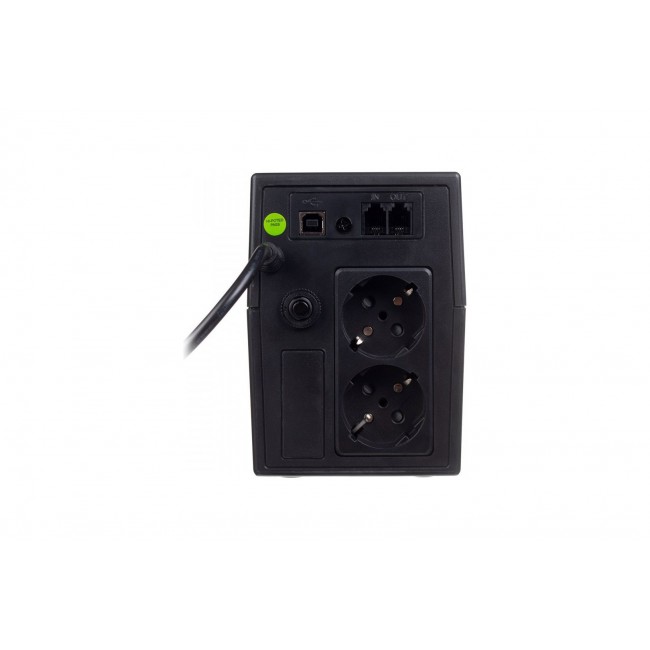 Digitus DN-170064 uninterruptible power supply (UPS) Line-Interactive 0.8 kVA 480 W 2 AC outlet(s)