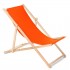Wooden chair made of quality beech wood with three adjustable backrest positions color Orange GreenBlue GB183
