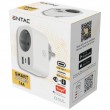 Entac Smart Single Socket Adapter 1x Type-F, 2xUSB-A, 1xUSB-C 2.4A WIBLE