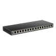 D-Link DGS-1016S Unmanaged Gigabit Ethernet (10/100/1000) Black