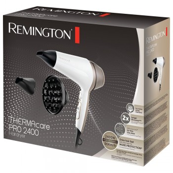 Remington D5720 hair dryer 2400 W Brown, White