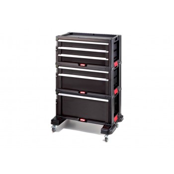 KETER BOOKCASE 6 DRAWERS TOOL CHEST SET