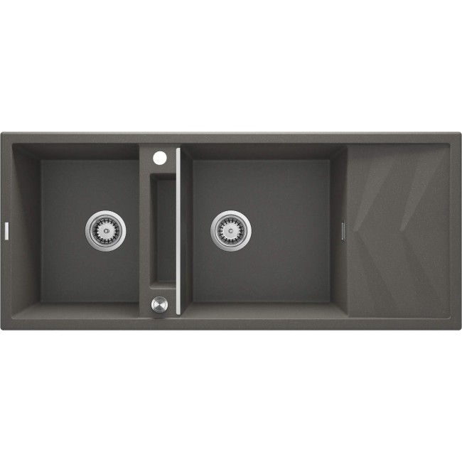 2-bowl magnetic granite sink with drainer 2-bowl magnetic granite sink with drainer