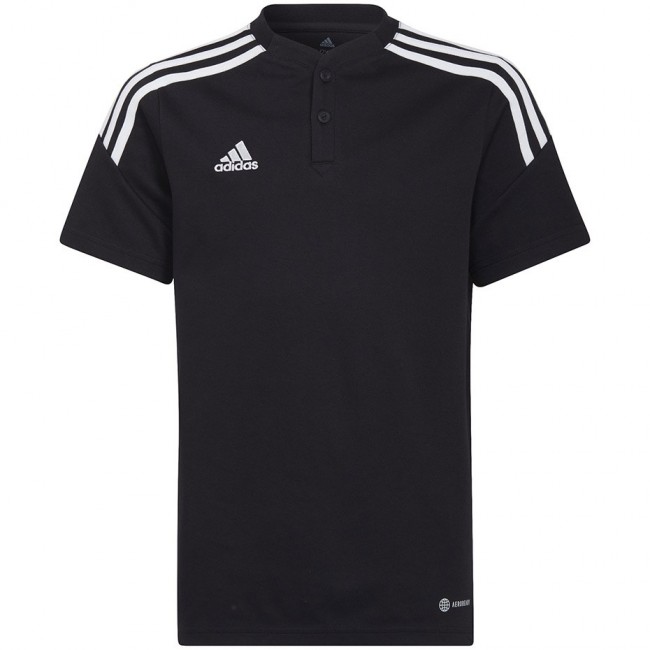 adidas Condivo 22 Polo T-Shirt Black H44110 140cm adidas Condivo 22 Polo T-Shirt Black H44110 140cm