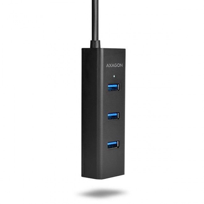 Axagon HUE-S2BL interface hub USB 3.2 Gen 1 (3.1 Gen 1) Type-A 5000 Mbit/s Black Axagon HUE-S2BL interface hub USB 3.2 Gen 1 (3.1 Gen 1) Type-A 5000 Mbit/s Black
