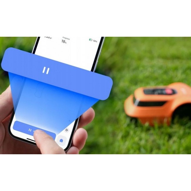 EZVIZ RM600 orange robotic lawn mower EZVIZ RM600 orange robotic lawn mower