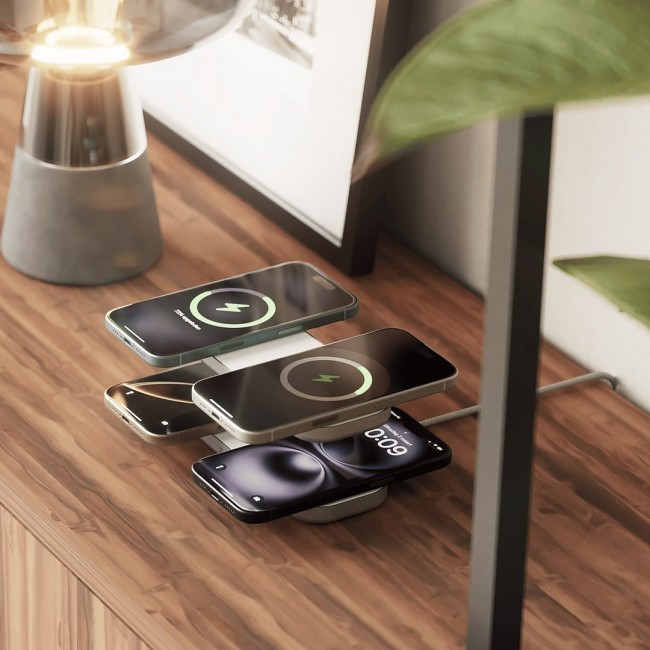 ZENS ZEQC01W/00 mobile device charger Headphones, Smartphone, Smartwatch White AC Wireless charging Fast charging Indoor